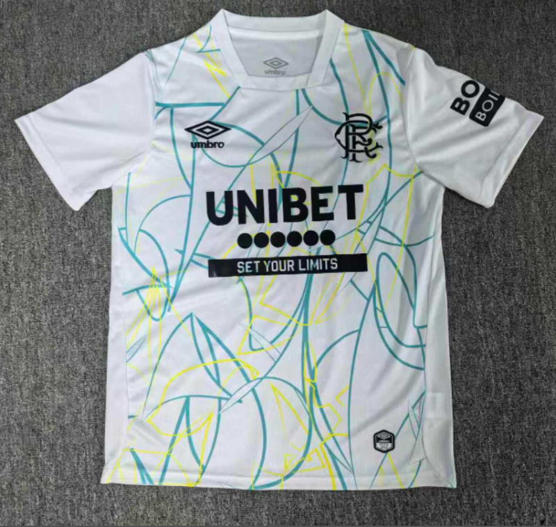 2026-27 Rangers white third away Fans Soccer Jersey