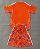 2026-27 Kids Newcastle goalkeeper orange soccer jersey