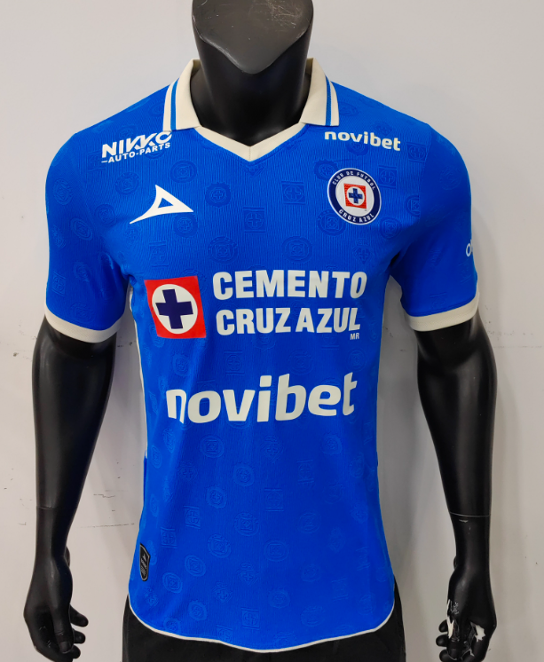 2026-27 Mens Cruz Azul home blue Player soccer Jersey