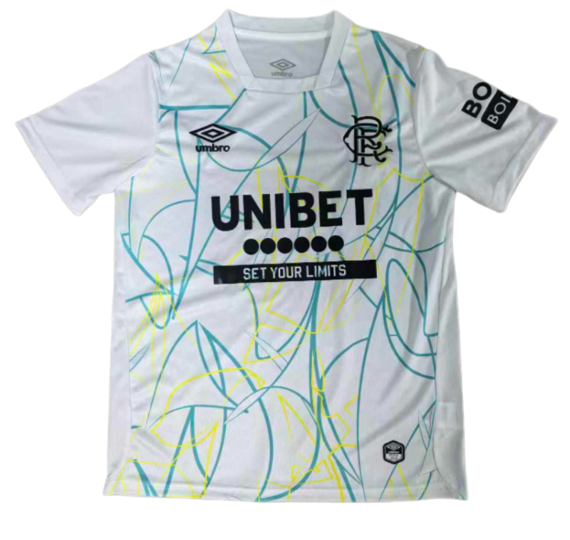 2026-27 Rangers white third away Fans Soccer Jersey
