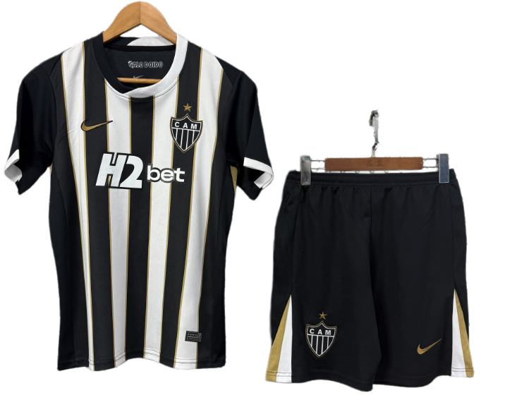 2026-27 Kids  Atletico Mineiro Home black  Soccer Jersey