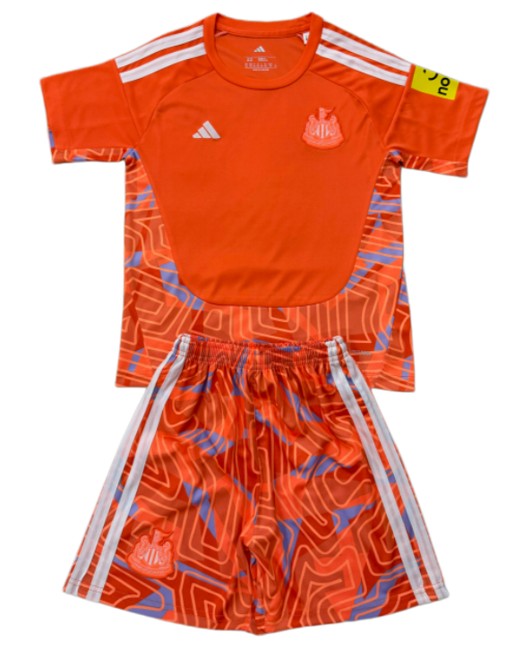 2026-27 Kids Newcastle goalkeeper orange soccer jersey