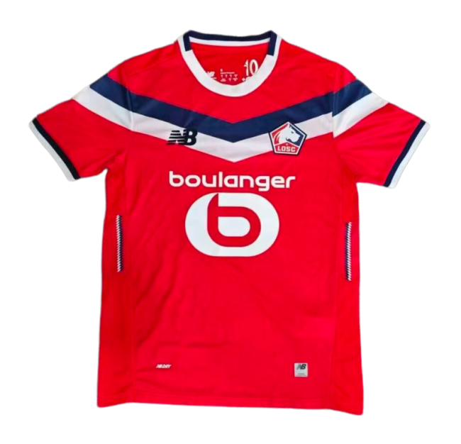 2026-27 Mens Lille home red Soccer Jersey