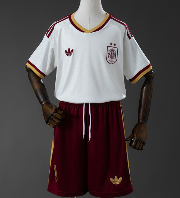 2026-27 kids Spain away soccer jersey (Have two star ⭐⭐）