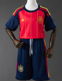 2026-27 kids Spain home soccer jersey (Have two star ⭐⭐）