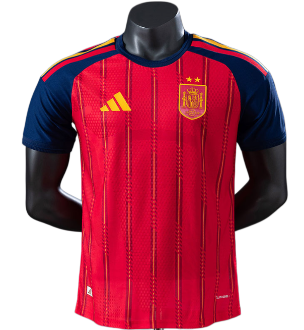 2026-27 Mens Spain home Player version soccer Jersey (Have two star ⭐⭐）
