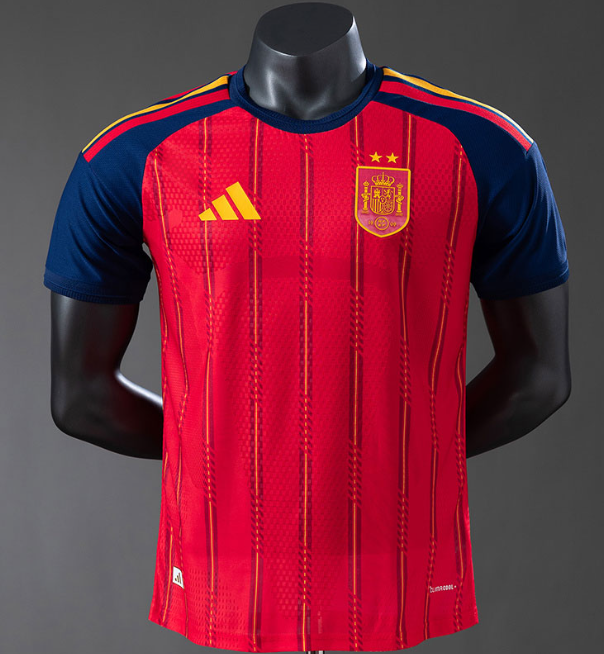 2026-27 Mens Spain home Player version soccer Jersey (Have two star ⭐⭐）