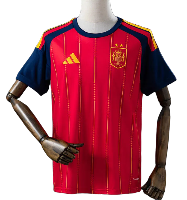 2026-27 Mens Spain home 1:1 red soccer  Jersey  (Have two star ⭐⭐）