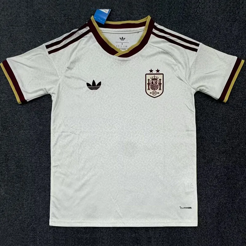 2026-27 Mens Spain away 1:1 white soccer  Jersey  (Have two star ⭐⭐）