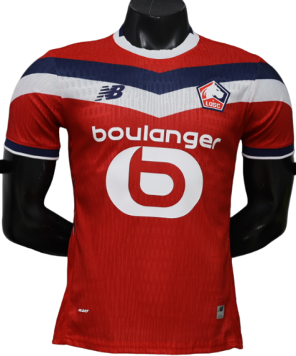 2026-27 Mens Lille Home red Player version Soccer Jersey