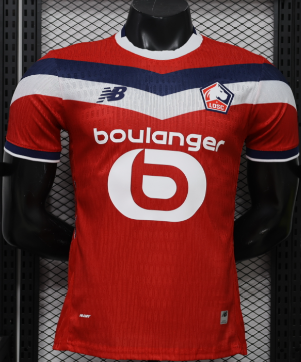 2026-27 Mens Lille Home red Player version Soccer Jersey