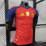 2026-27 Mens Spain home Player version soccer Jersey (Have two star ⭐⭐）