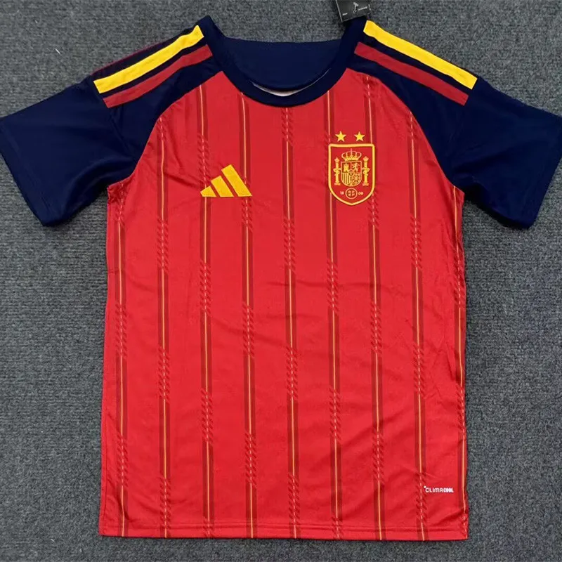 2026-27 Mens Spain home 1:1 red soccer  Jersey  (Have two star ⭐⭐）
