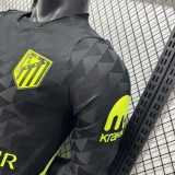 2026-27 Atletico Madrid away Player Version Long sleeve Soccer Jersey