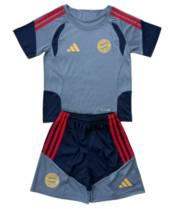 2026-27 Kids Bayern Munich gray training suit