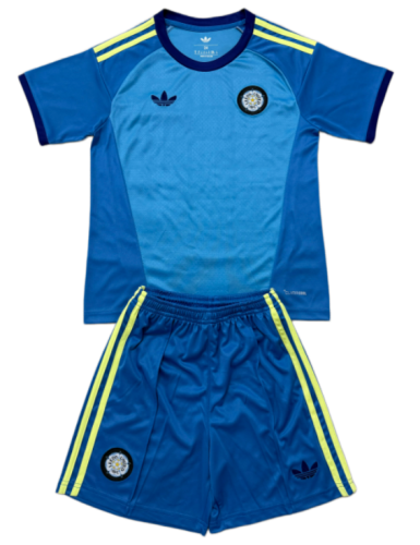 2026-27 Kids Leeds United blue goalkeeper soccer  jersey
