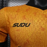 2026-27 Mens Wolves  home yellow Player version soccer Jersey