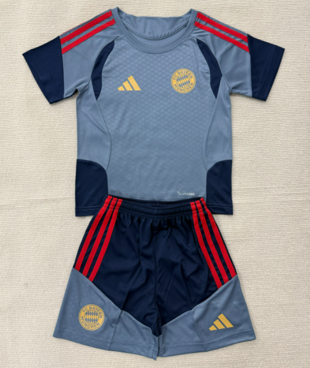 2026-27 Kids Bayern Munich gray training suit