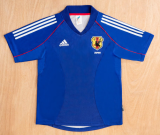 2002 Mens Japan home blue Retro soccer Jersey