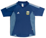 2002 Argentina Retro away blue Soccer Jersey