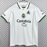 1998-2001 Racing de Santander home White  Fans Soccer Jersey