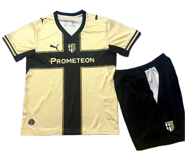 2026-27 Kids Parma home beige Soccer Jersey