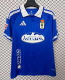 2026-27 Real Oviedo home blue Polo Fans Soccer Jersey