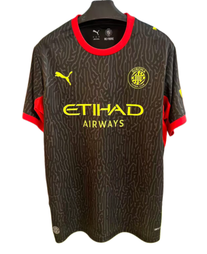2026-27 Mens Girona away black soccer Jersey