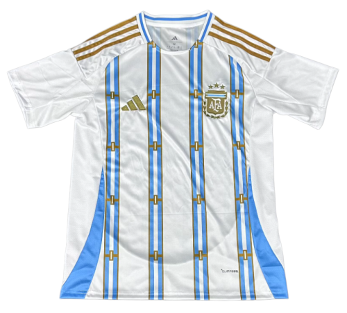 2026-27 Argentina White Special Edition Training shirts (金边)