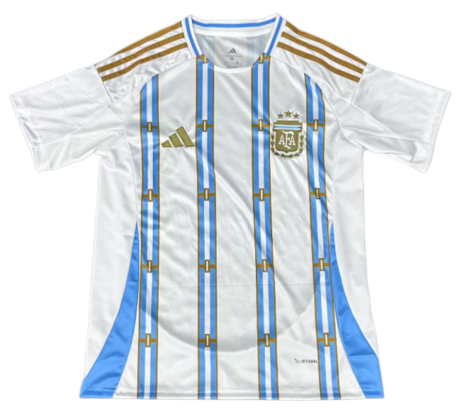 2026-27 Argentina White Special Edition Training shirts (金边)