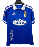 2026-27 Real Oviedo home blue Polo Fans Soccer Jersey