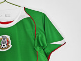2004 Mens Mexico home green Retro Soccer Jersey
