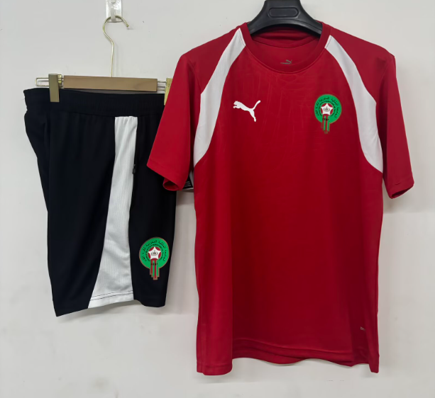 2026-27 Morocco Red Training Short Suit
