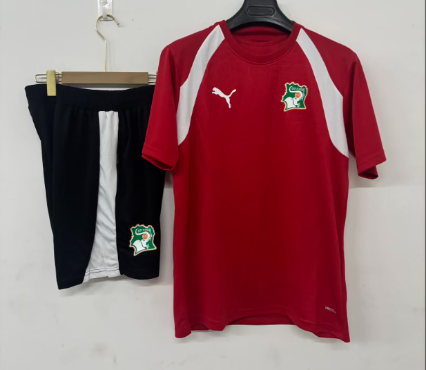 2026-27 Ivory Coast Red Training Short Suit
