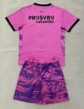 2026-27 Kids Feyenoord pink goalkeeper Soccer Jersey