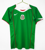 2004 Mens Mexico home green Retro Soccer Jersey