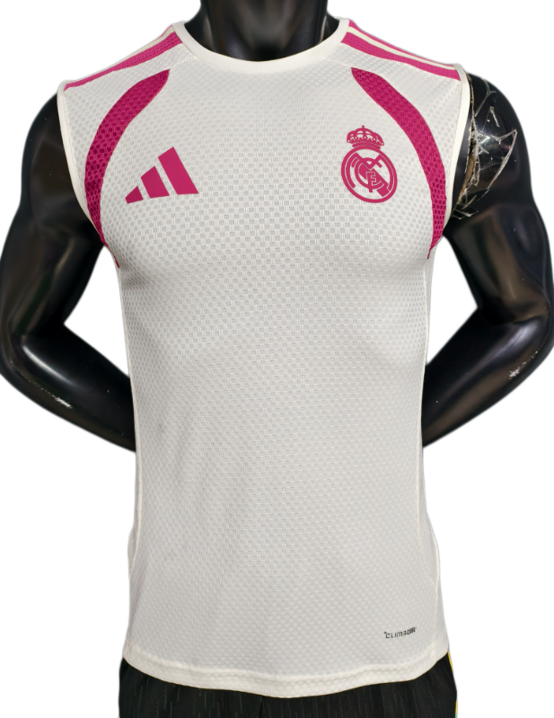 2026-27 Real Madrid white vest Player Version training suit
