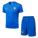 2026-27 Mens France Blue Player version Short training suit