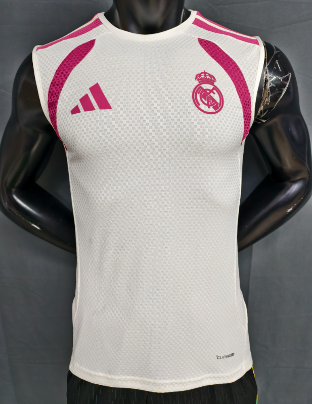 2026-27 Real Madrid white vest Player Version training suit
