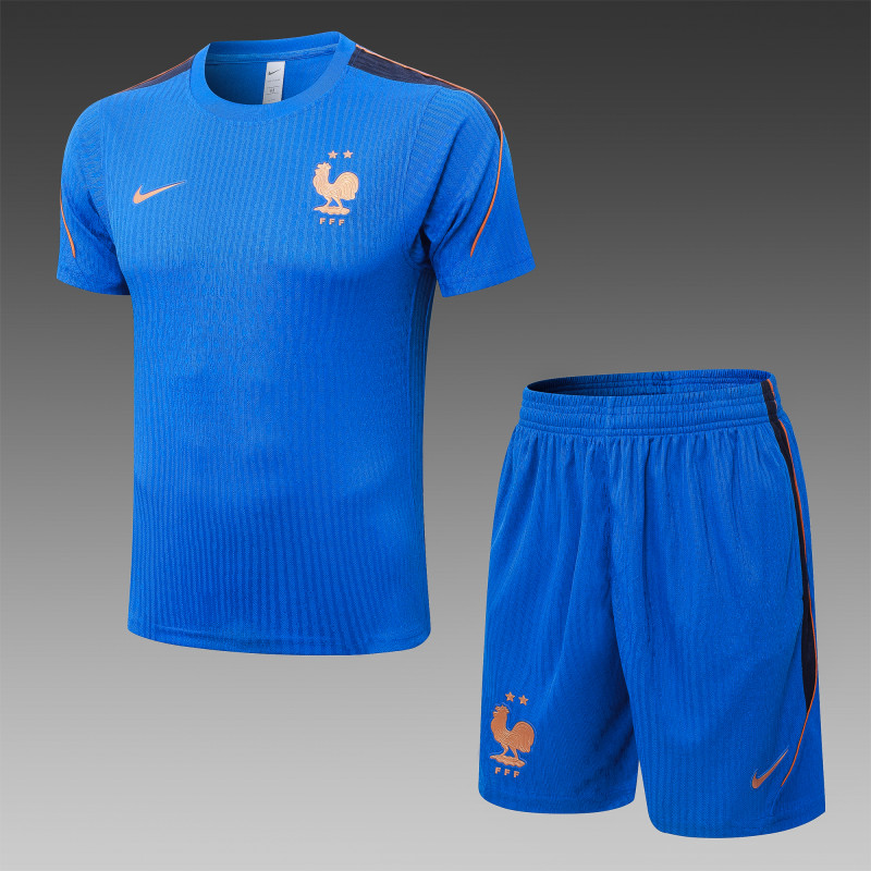 2026-27 Mens France Blue Player version Short training suit