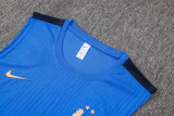 2026-27 Mens France Blue vest Player version Short training suit