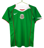 2004 Mens Mexico home green Retro Soccer Jersey