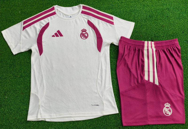 2026-27 Mens Real Madrid Player version white Short training suit