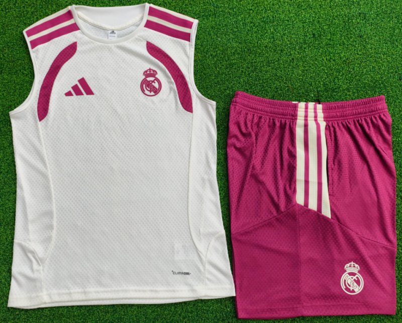 2026-27 Mens Real Madrid vest Player version Short training suit