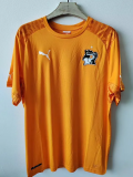 2014 Ivory Coast Home yellow Retro Soccer Jersey