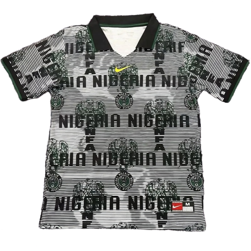 2026-27 Nigeria Grey Black Training Shirts