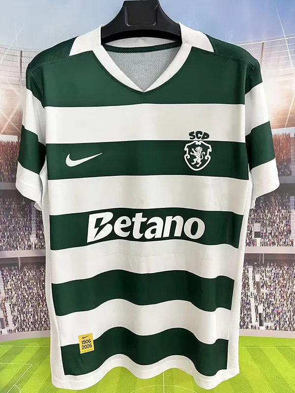 2026-27 Mens Sporting Lisbon home green soccer Jersey