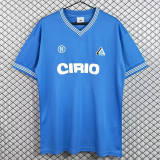 1984-1985 Napoli Home Retro blue Soccer Jersey