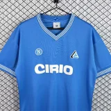 1984-1985 Napoli Home Retro blue Soccer Jersey