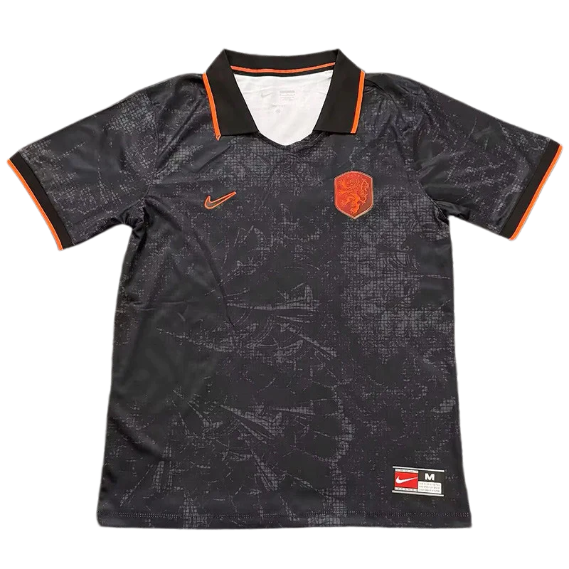 2026-27 Mens Netherlands Black Casual Edition Fans Training shirts